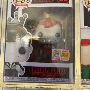 Funko Freddy Funko Vinyl Figure with Red and White Accents